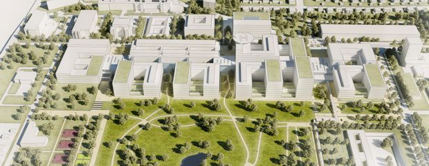 1. Preis des interdisziplinären Planungswettbewerbs für einen Neubau des Klinikums der Universität München am Campus Großhadern