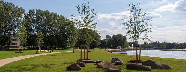 Norikusbucht am Wöhrder See in Nürnberg