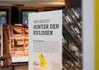 Blick in die Ausstellung auf verschiedene Ausstellungstafeln