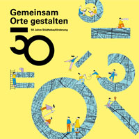 Logo des Landeswettbewerbs 2020 - Gemeinsam Orte gestalten