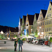 Historische Altstadt als lebendiges Zentrum in Mindelheim