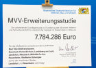 Der Förderbescheid für die Grundlagenstudie zur MVV-Verbunderweiterung