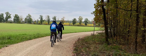 Der Forstweg "Eisenstraße" ist das erste fertiggestellte Ausbauprojekt im Rahmen der Radoffensive