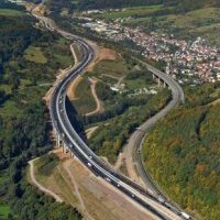 Bundesautobahn A 3 bei Waldaschaff