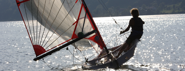 Segeln auf dem Großen Alpsee