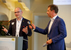 Dieter Lenzer, Erster Bürgermeister Stadt Iphofen, stellt die aktuellen Maßnahmen der unterfränkischen Stadt zu Innenentwicklung und Sanierung vor. 